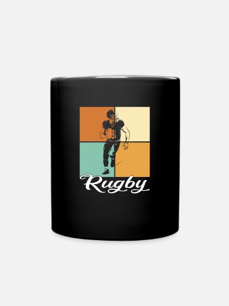 Football - Tasse einfarbig - Schwarz