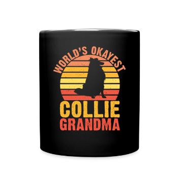 Collie Gifts - Tasse einfarbig - Schwarz - Vorne