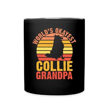 Cadeaux Collie - Mug uni - noir - Devant