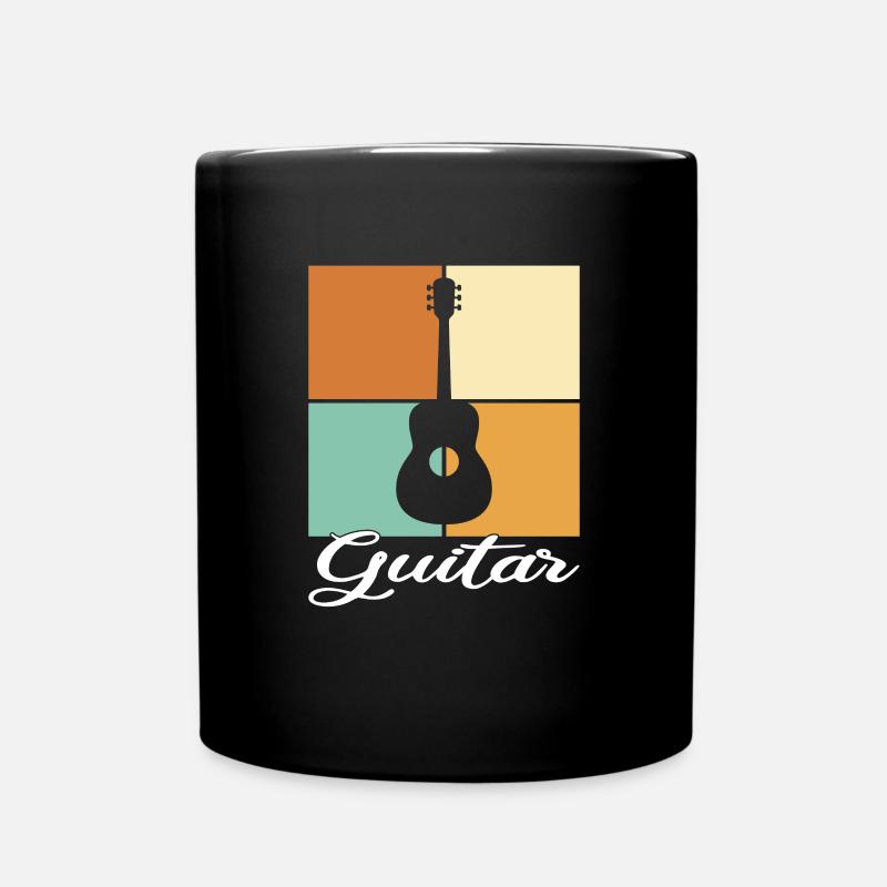 Guitare - Mug uni - noir