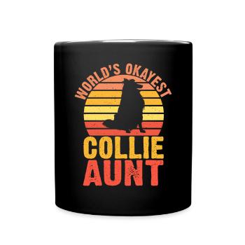 Collie Gifts - Tasse einfarbig - Schwarz - Vorne