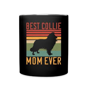 Cadeaux Collie - Mug uni - noir - Devant