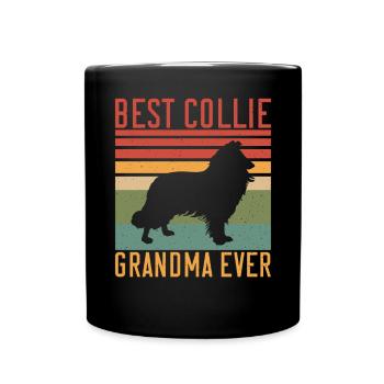 Cadeaux Collie - Mug uni - noir - Devant