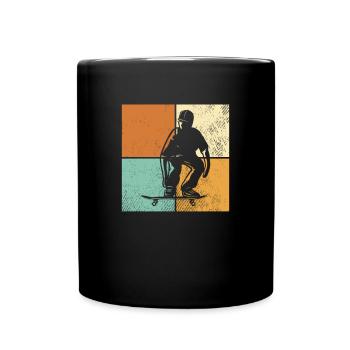 Skate - Tasse einfarbig - Schwarz - Vorne