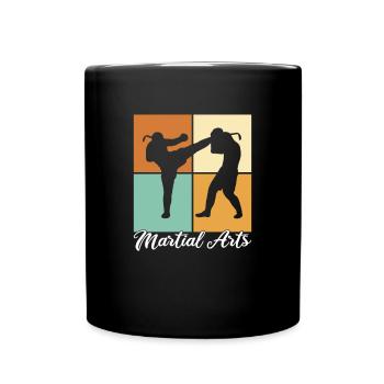 MMA - Tasse einfarbig - Schwarz - Vorne