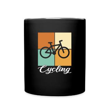 Bicyclette - Mug uni - noir - Devant