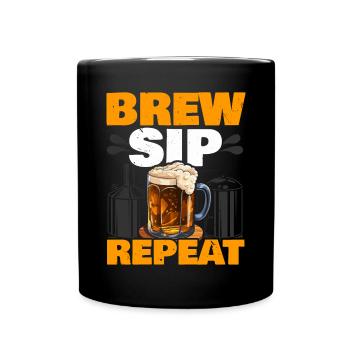Homebrewing Brewer Beer Making Craft Beer Homebrew - Mug uni - noir - Devant