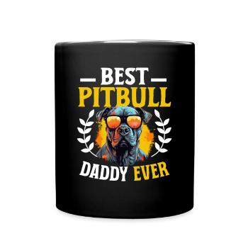 Pitbull Pittie Dog Breed Pet - Meilleur Pitbull Daddy - Mug uni - noir - Devant