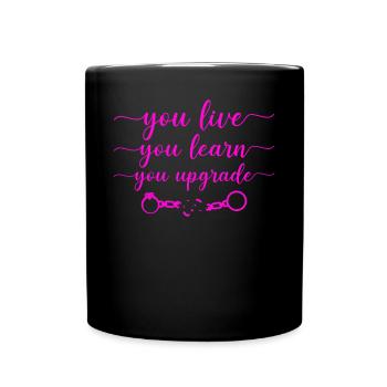 Happy Divorce Party You Live You - Full Colour Mug - black - Front