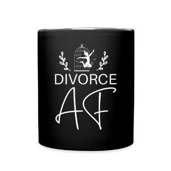 Happy Divorce Party Divorce Af - Tasse einfarbig - Schwarz - Vorne