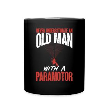 Paramoteur Parapente motorisé - Mug uni - noir - Devant