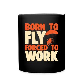 Paramoteur Parapente motorisé - Mug uni - noir - Devant