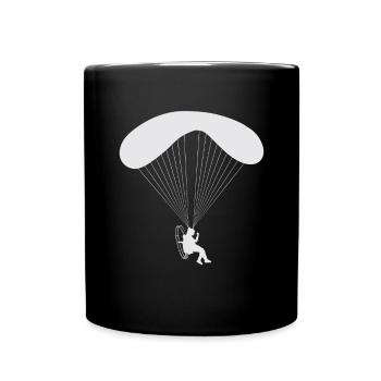 Paramoteur Parapente motorisé - Mug uni - noir - Devant