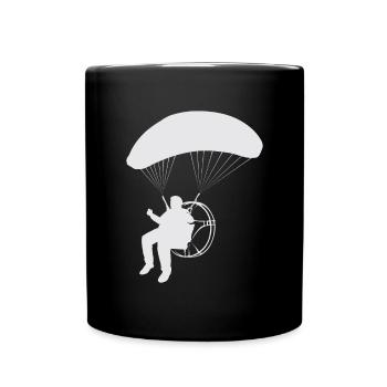 Paramoteur Parapente motorisé - Mug uni - noir - Devant