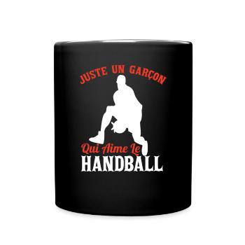 Handball Enfants Vêtements Amoureux du Handball - Mug uni - noir - Devant