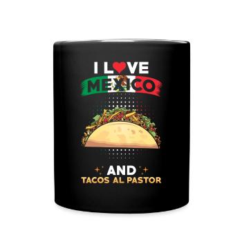 Tacos Al Pastor Mexique Mexique - Mug uni - noir - Devant
