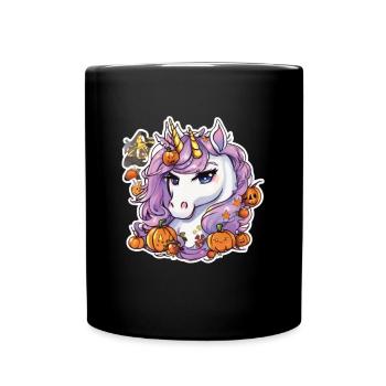Licorne Halloween Licornes Licorne Helloween - Mug uni - noir - Devant