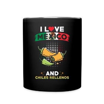 Chiles Rellenos Mexique Mexique - Mug uni - noir - Devant