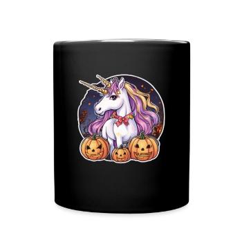 Licorne Halloween Licornes Licorne Helloween - Mug uni - noir - Devant