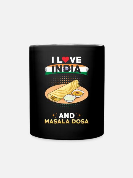Masala Dosa Inde Cuisine indienne - Mug uni - noir