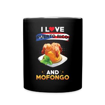 Mofongo Porto Rico Porto Rico - Mug uni - noir - Devant