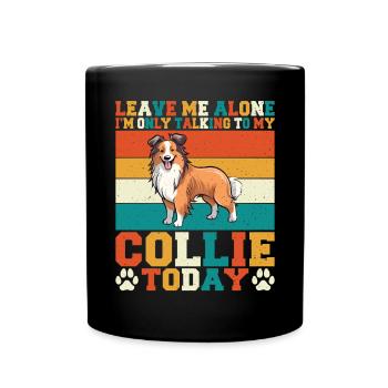 Cadeaux Collie - Mug uni - noir - Devant