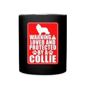Cadeaux Collie - Mug uni - noir - Devant