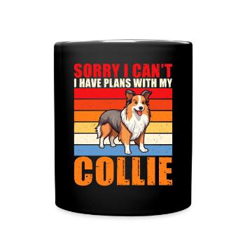 Cadeaux Collie - Mug uni - noir - Devant