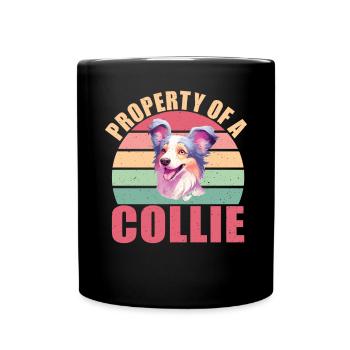 Cadeaux Collie - Mug uni - noir - Devant