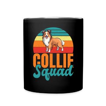 Cadeaux Collie - Mug uni - noir - Devant
