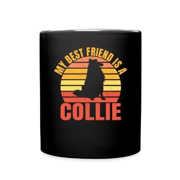Cadeaux Collie - Mug uni - noir - Devant