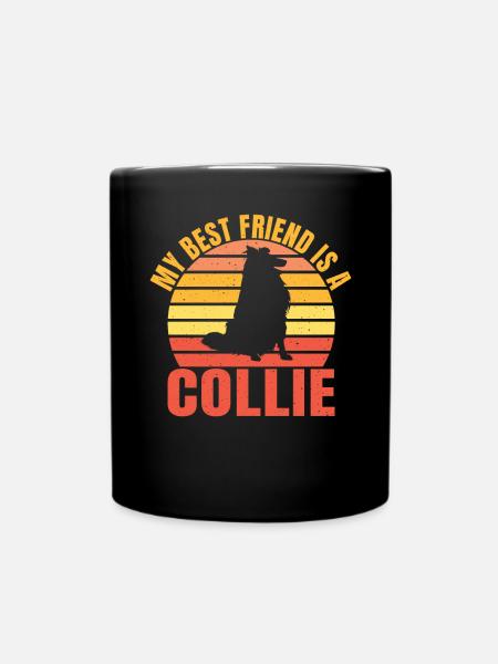 Collie Gifts - Tasse einfarbig - Schwarz