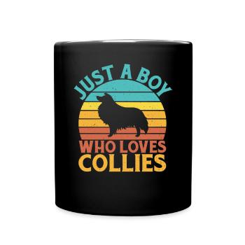 Cadeaux Collie - Mug uni - noir - Devant