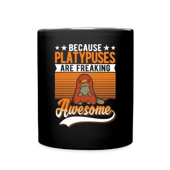 Platypus Gift Platypus - Full Colour Mug - black - Front