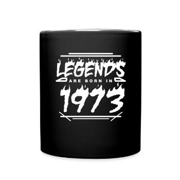 1973 - Né en 1973 - Construit en 1973 - Mug uni - noir - Devant