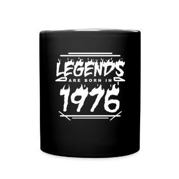 1976 - Born 1976 - Built in 1976 - Full Colour Mug - black - Front