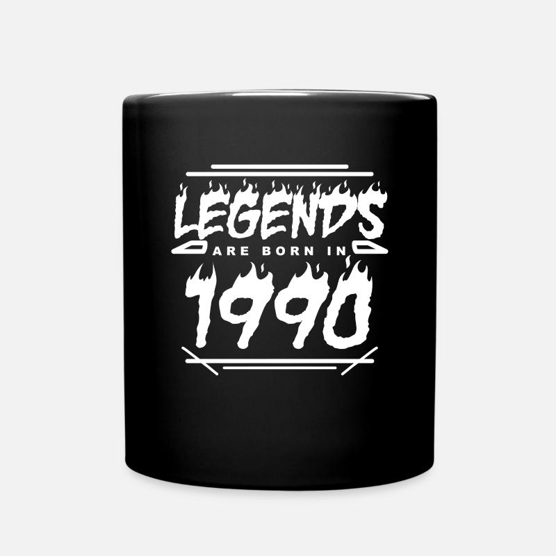 1990 - Né en 1990 - Construit en 1990 - Mug uni - noir