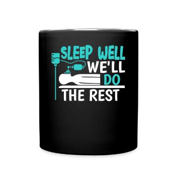 Drôle d’anesthésiste - Mug uni - noir - Devant