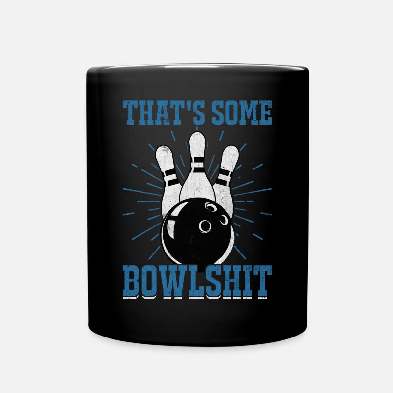 Bowling - Tasse einfarbig - Schwarz