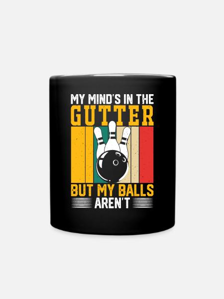 Bowling - Tasse einfarbig - Schwarz