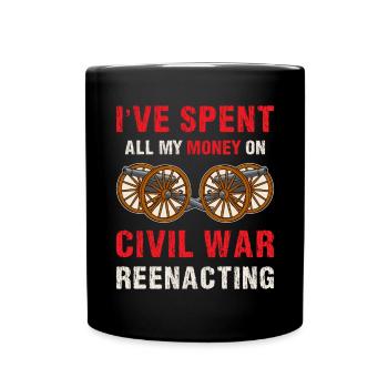 Guerre civile > américaine, États-Unis - Mug uni - noir - Devant