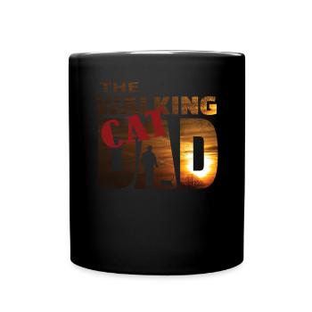 Cat Friend, Cat Accessories Gift - Full Colour Mug - black - Front