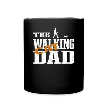 Cat Friend, Cat Accessories Gift - Full Colour Mug - black - Front