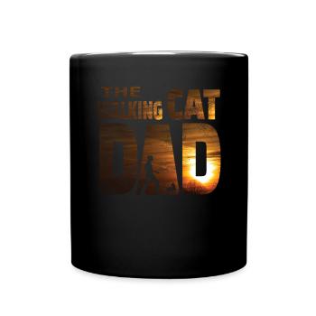 Cat Friend, Cat Accessories Gift - Full Colour Mug - black - Front