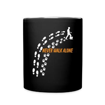 Cat Friend, Cat Accessories Gift - Full Colour Mug - black - Front