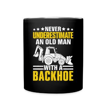 Drôle d’opérateur d’équipement lourd HEO - Mug uni - noir - Devant