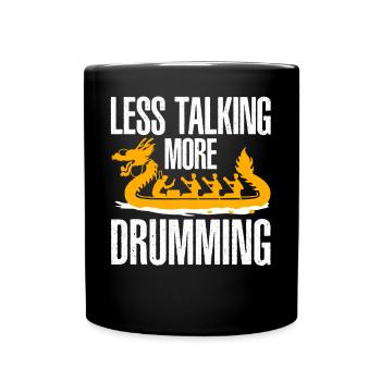 Funny Dragon Boat Racing Paddle - Full Colour Mug - black - Front