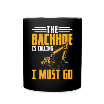 Drôle d’opérateur d’équipement lourd HEO - Mug uni - noir - Devant