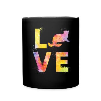 Seal Love - Full Colour Mug - black - Front