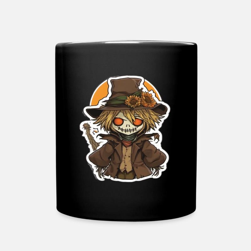 Vogelscheuche Halloween Vogelscheuchen Kostüm - Tasse einfarbig - Schwarz